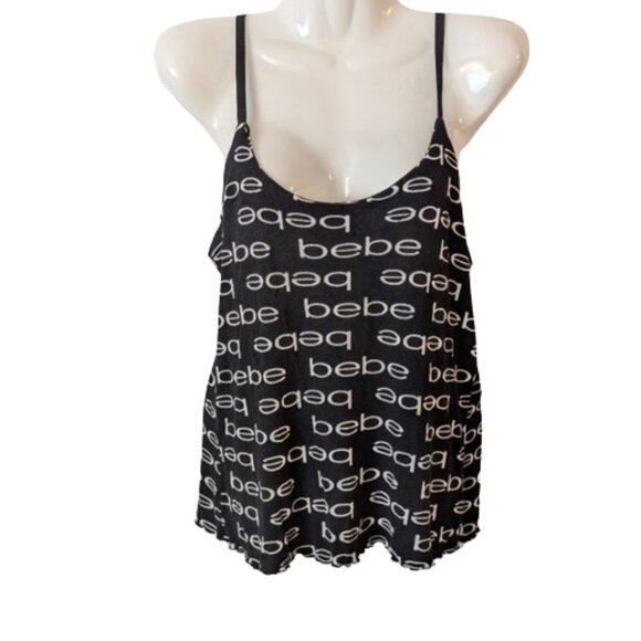 Bebe tank top logo print size large - Picture 1 of 7